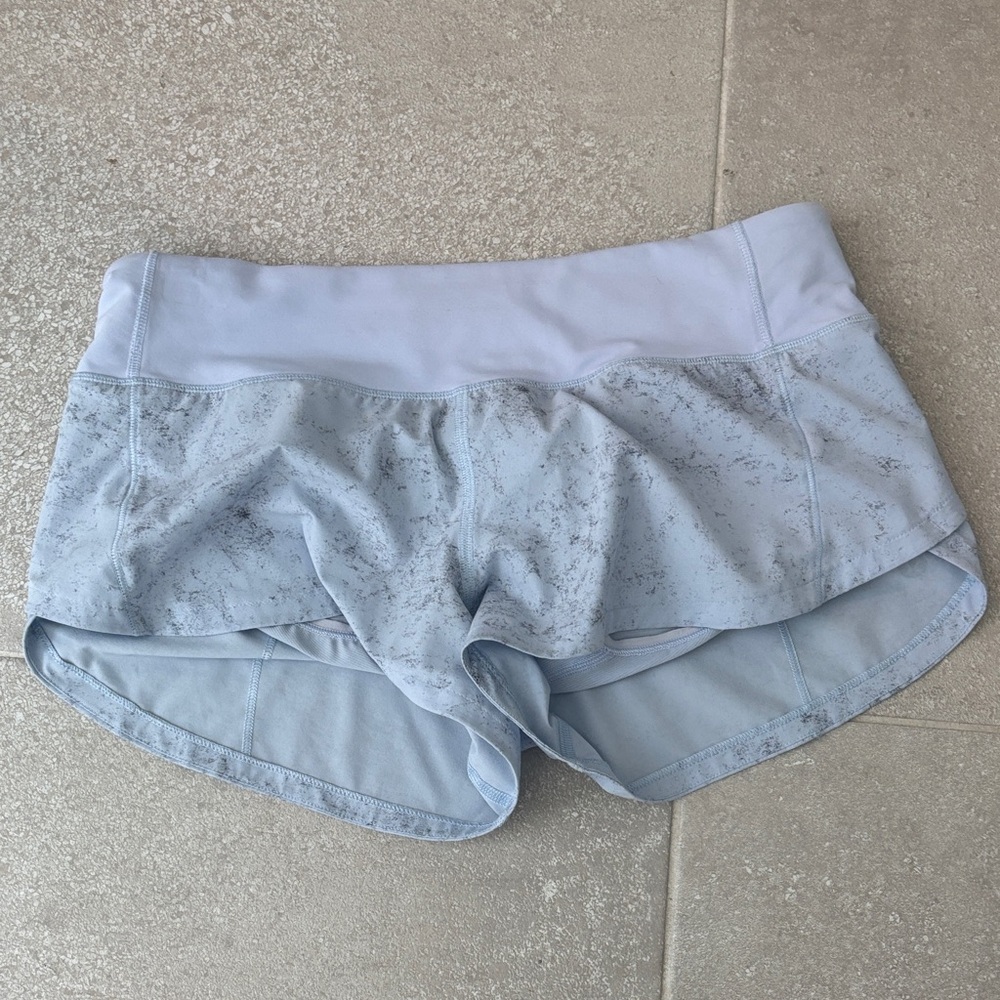 Lululemon Athletica Light Gray Athletic Shorts